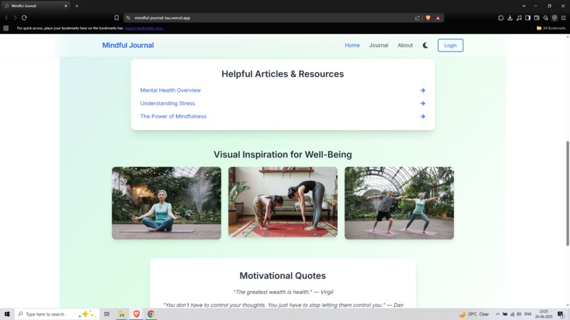 Mindful Journal — Modern Wellness Tracker – screenshot 4