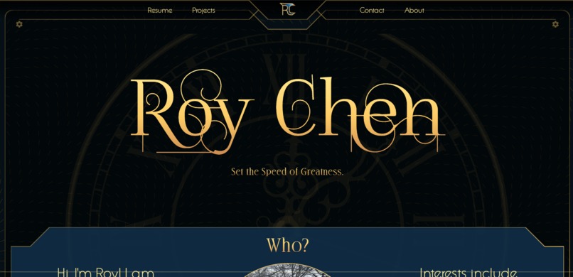 RC Portfolio – screenshot 1