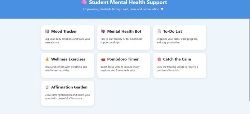 EaseUp - Student Mental Health Support Application – screenshot 1