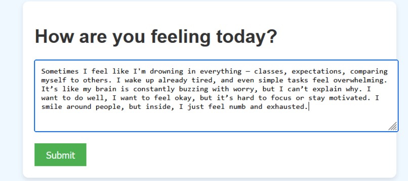 EaseUp - Student Mental Health Support Application – screenshot 2