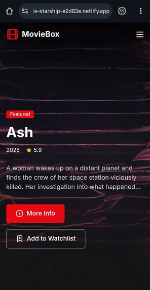 Movie Watchlist Platform  – screenshot 3