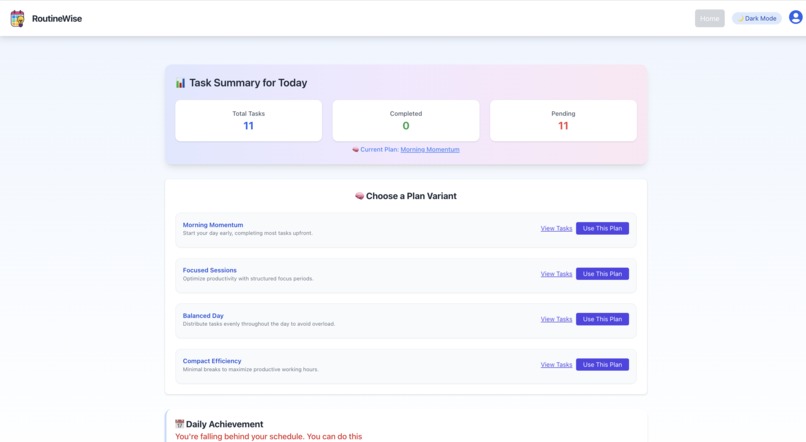 RoutineWise – screenshot 4