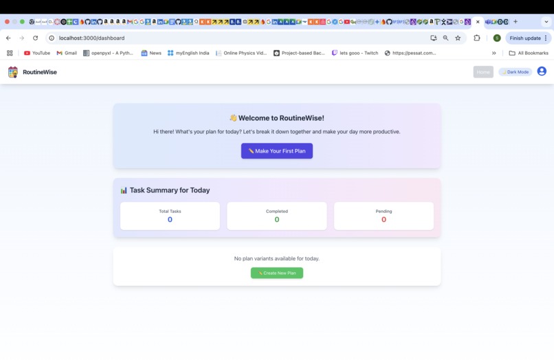 RoutineWise – screenshot 2