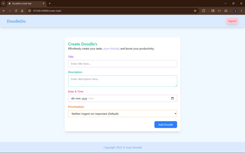 DoodleDo - The Task Manager  – screenshot 3