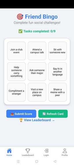 Friend Bingo – screenshot 1