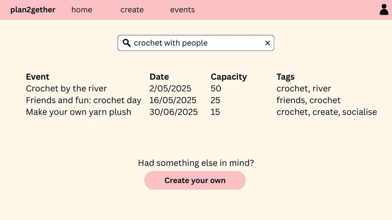 plan2gether – screenshot 2