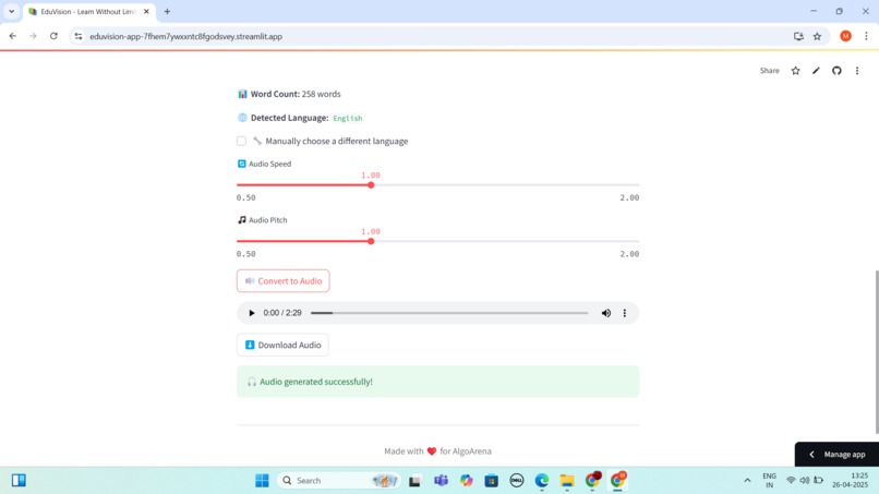 EduVision – screenshot 2