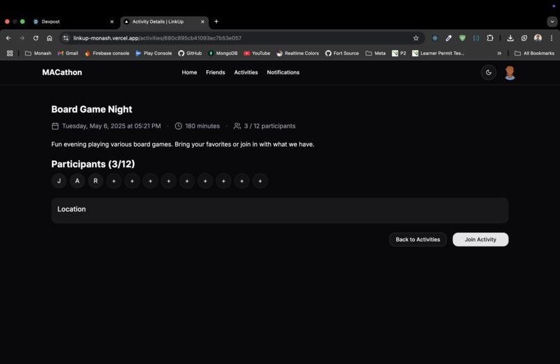 LinkUp Monash – screenshot 1