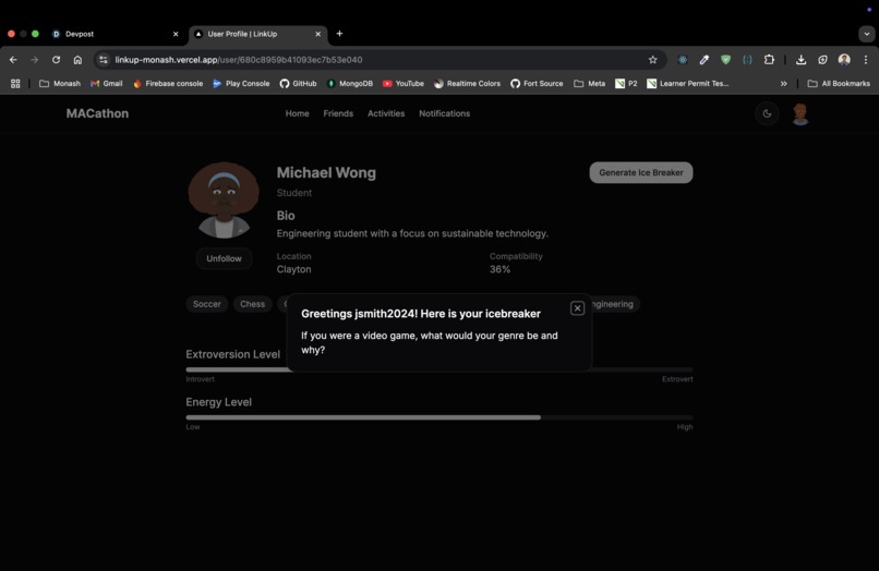 LinkUp Monash – screenshot 3