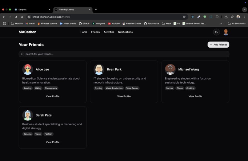 LinkUp Monash – screenshot 6