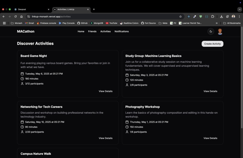 LinkUp Monash – screenshot 8