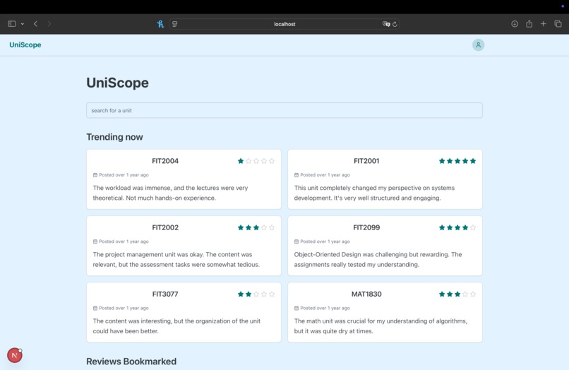 UniScope – screenshot 1
