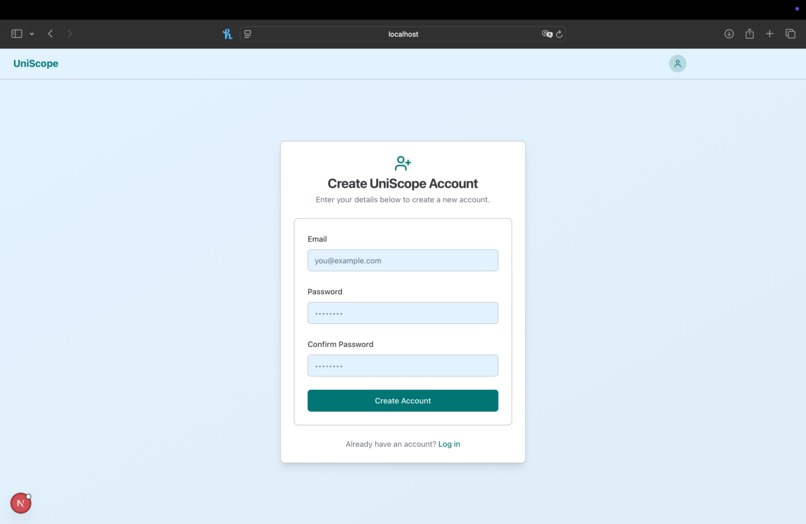 UniScope – screenshot 3