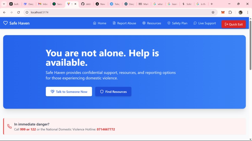 Safe Haven | Devpost