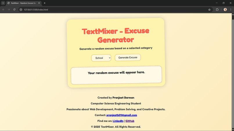 TextMixer – screenshot 1