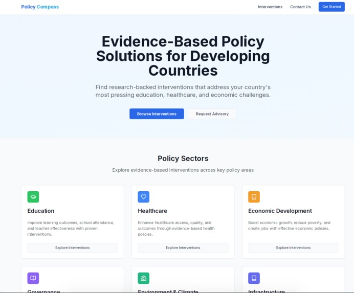 Policy Compass – screenshot 1