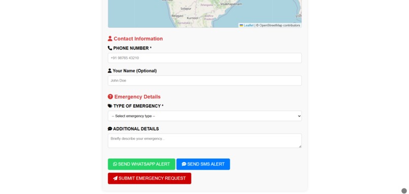 Disaster Help System - Emergency Responder Portal – screenshot 2