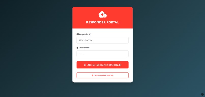 Disaster Help System - Emergency Responder Portal – screenshot 3