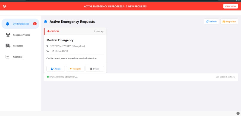 Disaster Help System - Emergency Responder Portal – screenshot 4