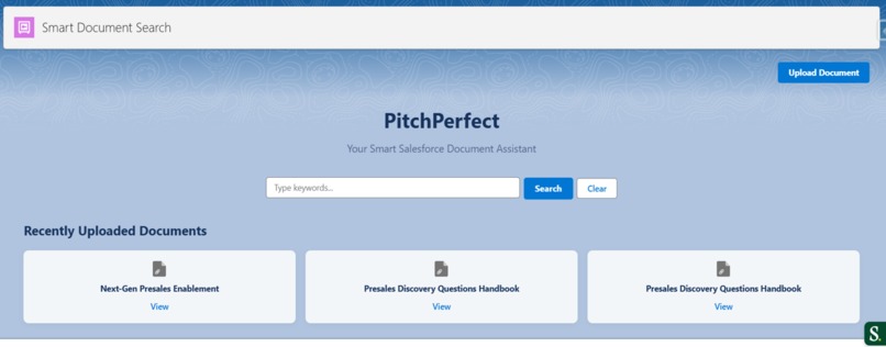 PitchPerfect – Your Smart Salesforce Document Assistant – screenshot 2