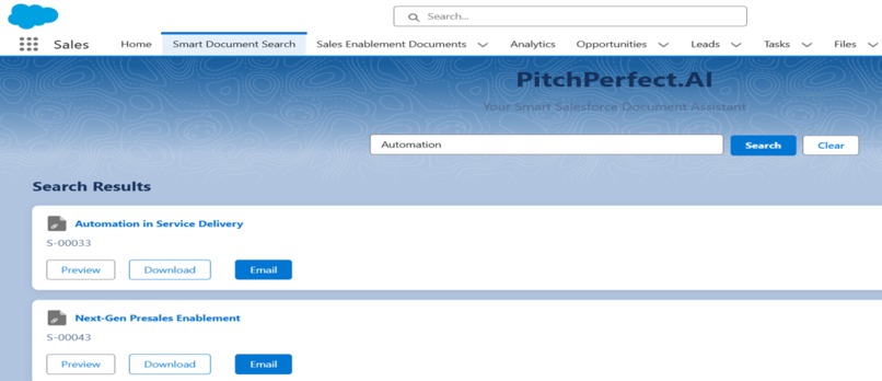 PitchPerfect – Your Smart Salesforce Document Assistant – screenshot 5