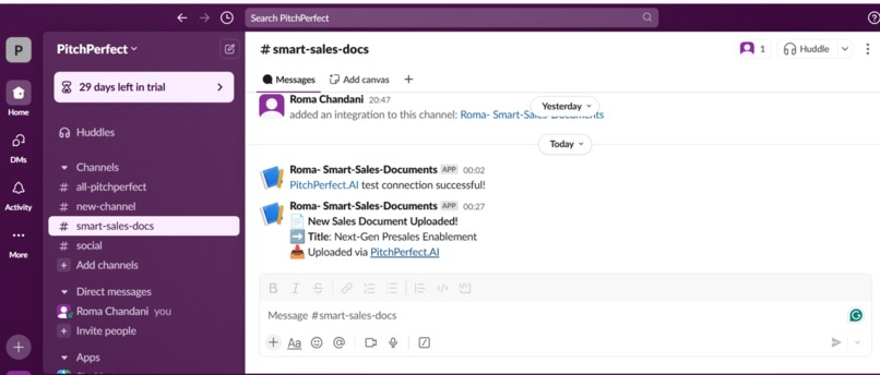 PitchPerfect – Your Smart Salesforce Document Assistant – screenshot 7