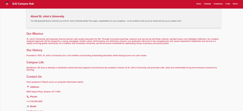 SJU Campus Hub – screenshot 4