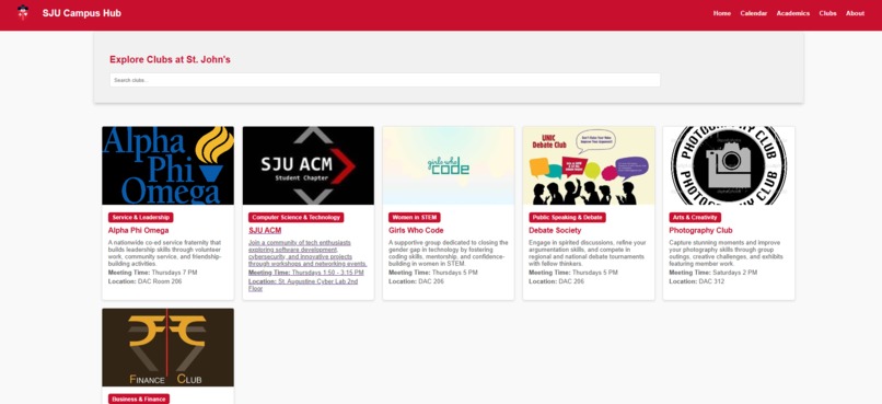 SJU Campus Hub – screenshot 5