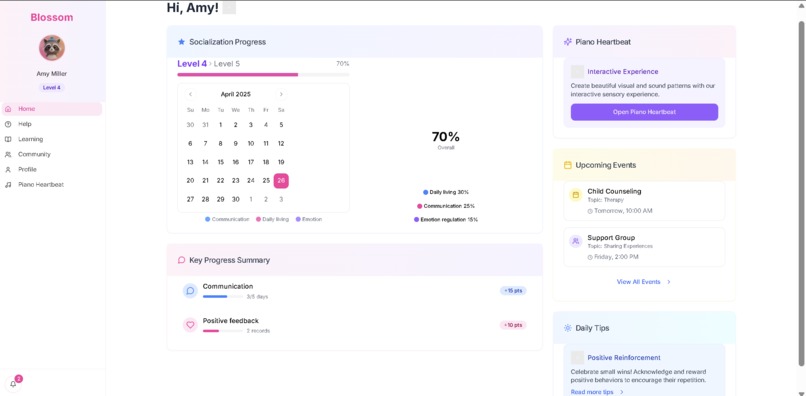 Piano Heartbeat Blossom – screenshot 1
