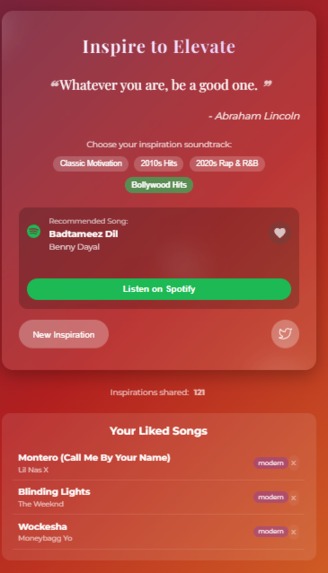 InspireTune – screenshot 3