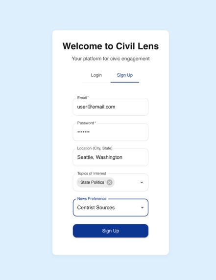 Civil Lens – screenshot 2