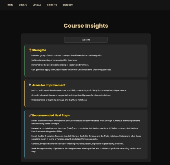 AI Course Insights – screenshot 1