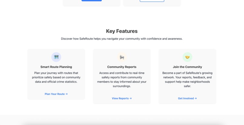 SafeRoute – screenshot 3