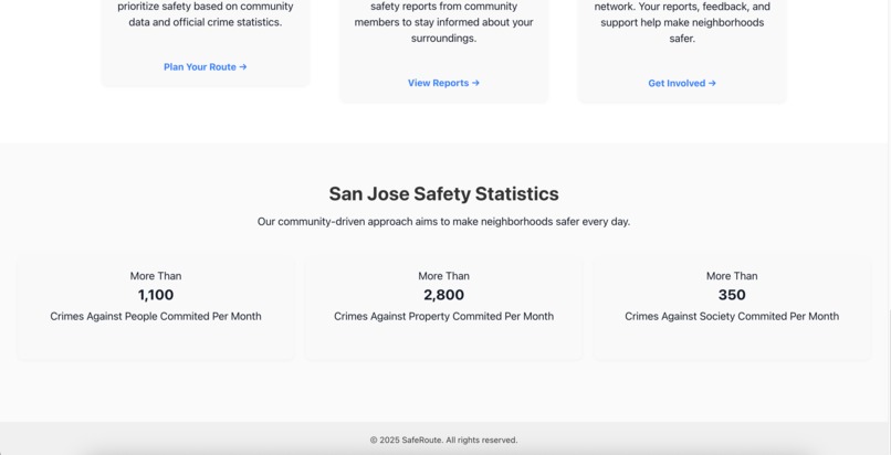 SafeRoute – screenshot 4