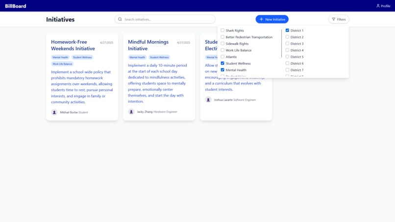 UWBHacks - Billboard – screenshot 3
