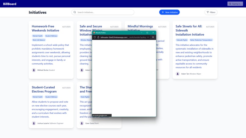 UWBHacks - Billboard – screenshot 2