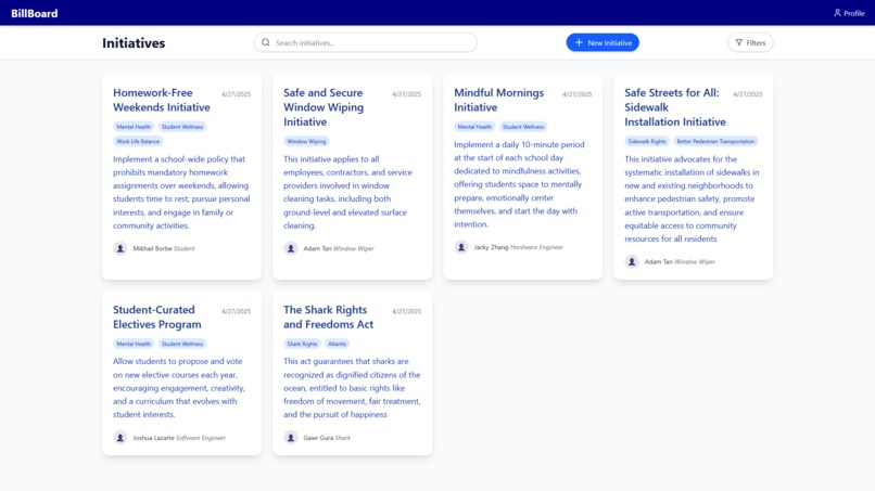 UWBHacks - Billboard – screenshot 1