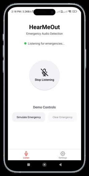 HearMeOut: Emergency Alerts for the Deaf – screenshot 4