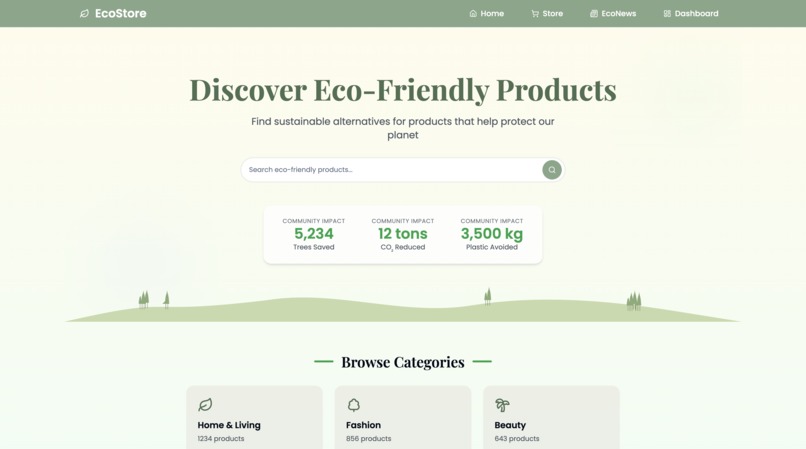 EcoStore – screenshot 1