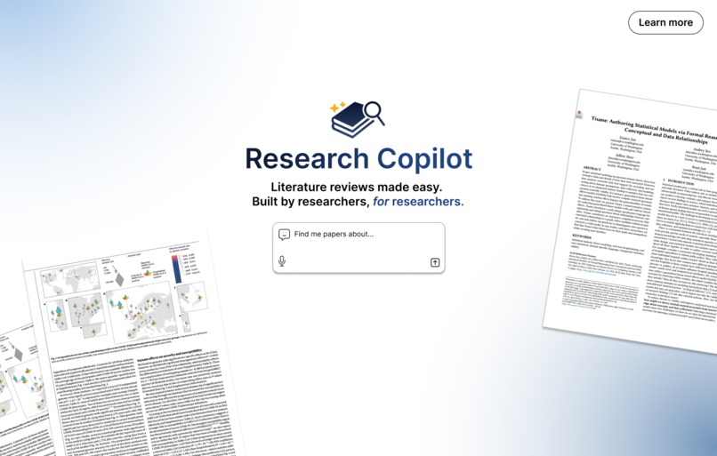 Researcher Copilot – screenshot 1