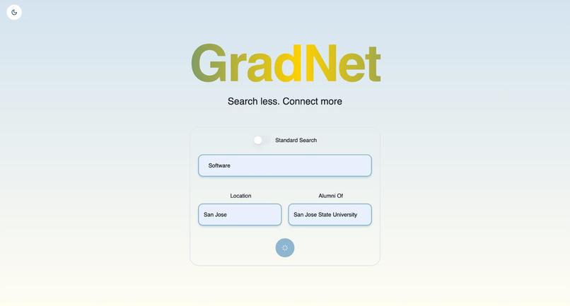 GradNet – screenshot 2