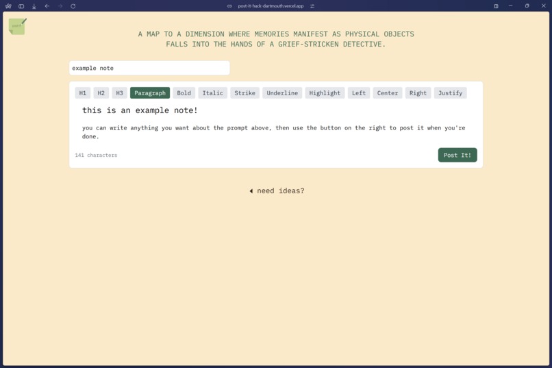 Post-It! – screenshot 3