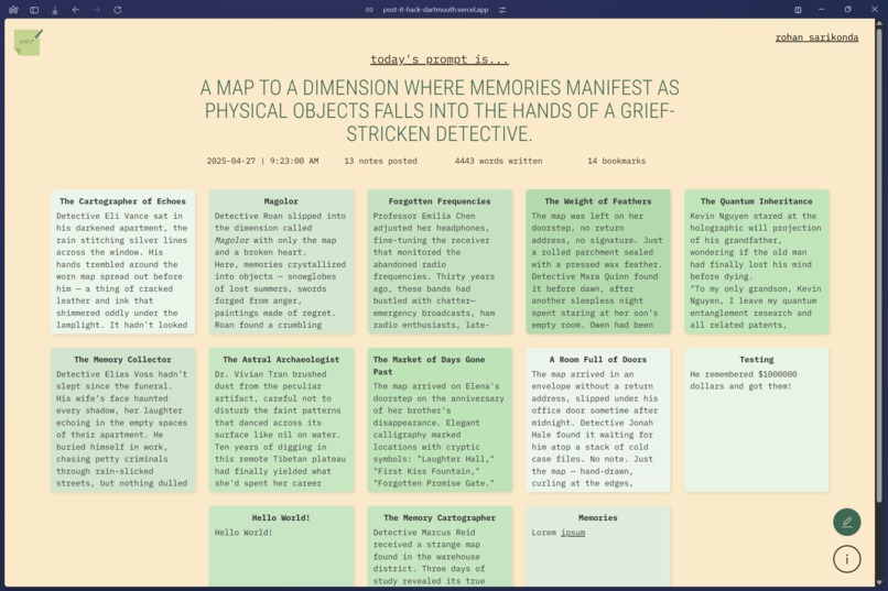 Post-It! – screenshot 2