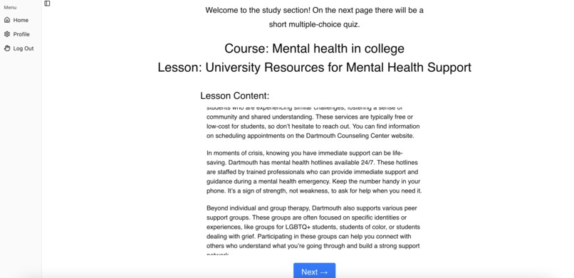 Bridgly - AI-Powered College Readiness Training Module – screenshot 5