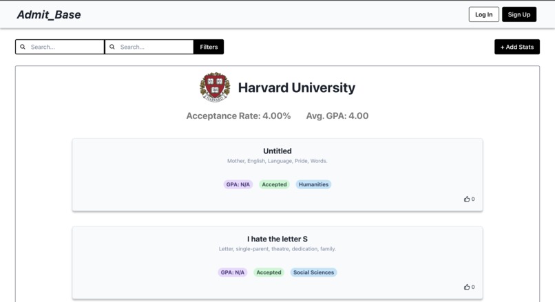 Admit_Base – screenshot 2