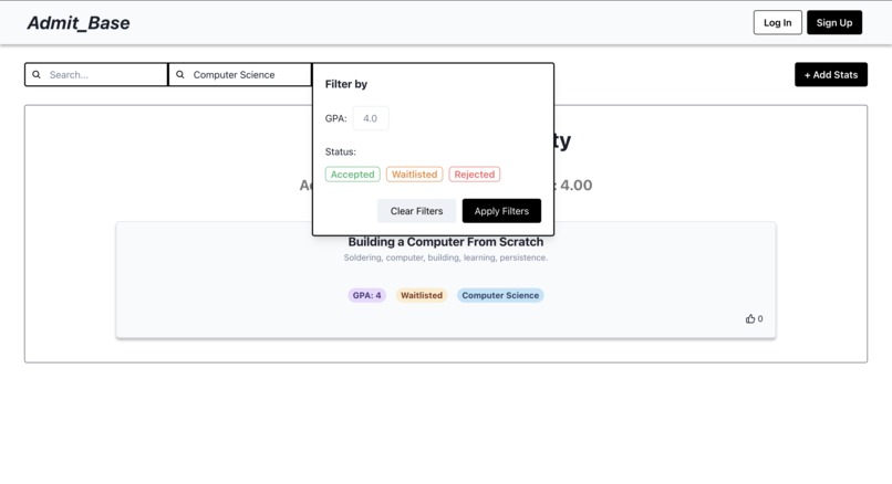 Admit_Base – screenshot 3