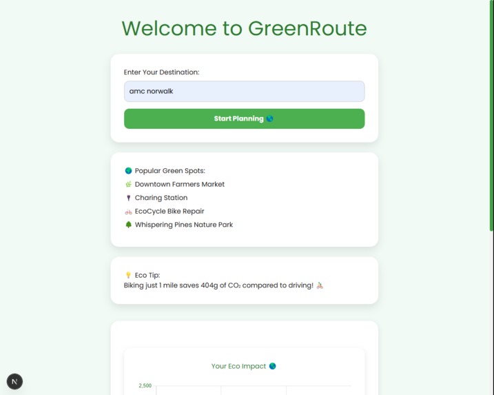 GreenRoute – screenshot 3