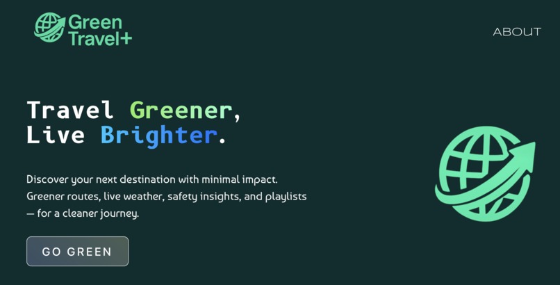 GreenTravel+ – screenshot 1