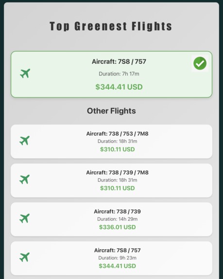 GreenTravel+ – screenshot 3