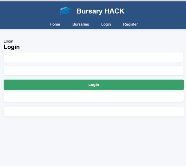 Bursary HACK – screenshot 4